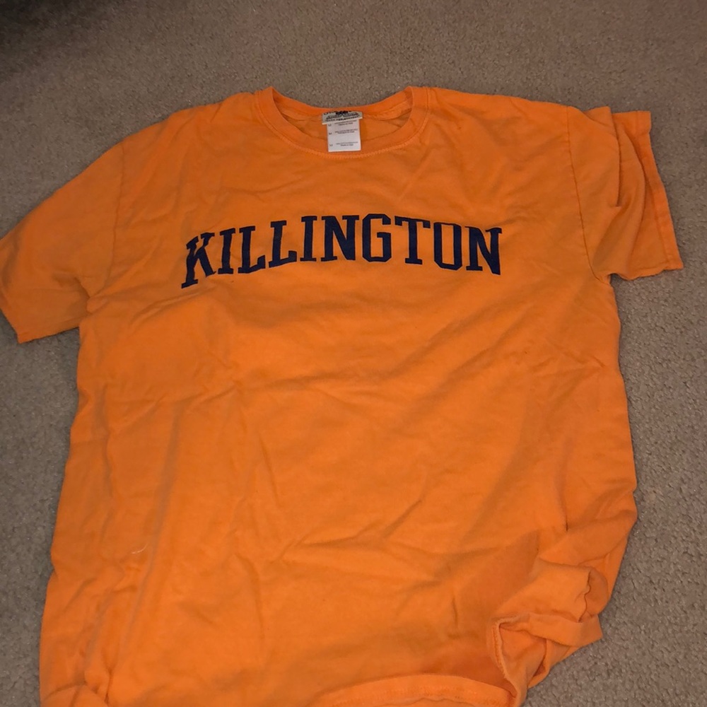 Killington medium size orange shirt